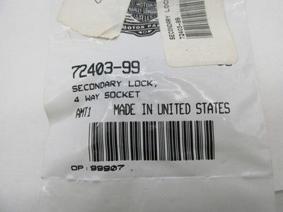 Harley-Davidson Genuine NOS 4-Way Socket Secondary Lock 72403-99