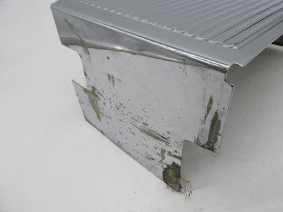Harley-Davidson Chrome Patina Shovelhead Chrome Ribbed Battery Cover