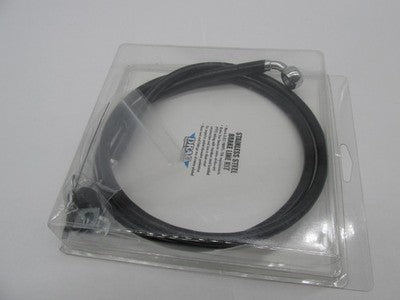 Drag Specialties NOS 04-10 XL Front Brake Line Kit +8" Black 1741-2536