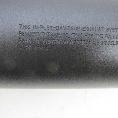 Pair of Harley OEM 17-24 M8 Exhaust Mufflers, Satin Black 64901314 649