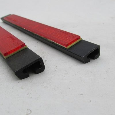 Pair of Harley Davidson OEM Saddlebag Red Latch Reflectors 15A1A
