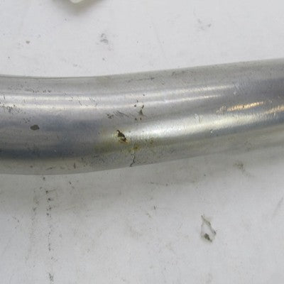 Pair of Vtg Chrome Staggered Dual Exhaust Header Pipes Harley Ironhead