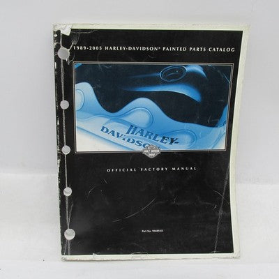 Harley-Davidson Official Factory 1989-2005 Painted Parts Catalog 99489