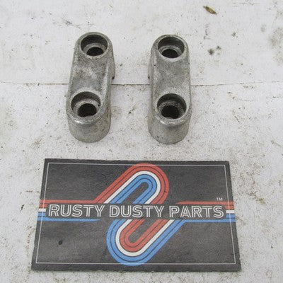Pair of Triumph BSA Genuine Front Fork Axle Caps Fork Plugs