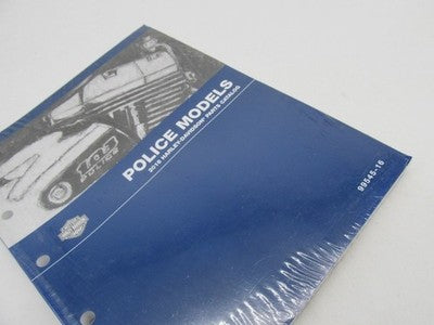 Harley Davidson Official Factory 2016 Police Models Parts Catalog 9954