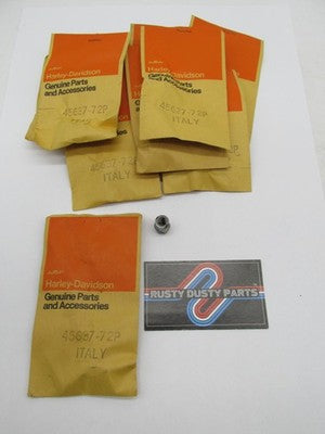 Lot of 10 Harley Davidson Genuine NOS Aermacchi Handlebar U-bolt Nuts