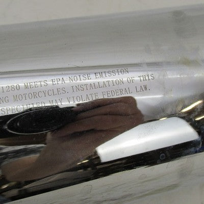 Harley-Davidson OEM Touring CVO Chrome Slip-On Right Muffler 64901280