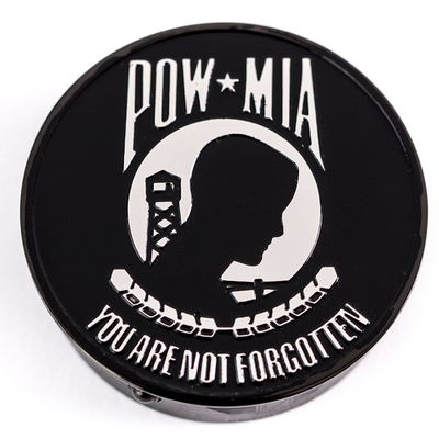 FIGURATI DESIGNS Swing Arm Covers POW MIA - Custom - Black FD55-POW-BL
