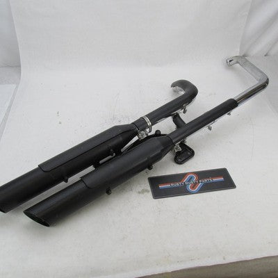Harley Davidson OEM 12-17 Softail Slim Exhaust System Black 65600049