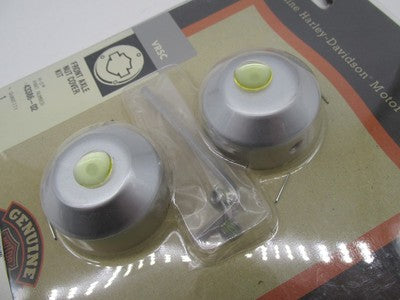 Harley-Davidson Genuine NOS VRSCA V-Rod Front Axle Nut Covers 43386-02