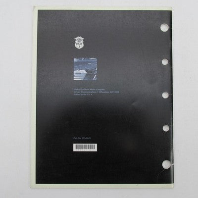 Harley-Davidson Official 2001 FLT Police Models Parts Catalog 99545-01