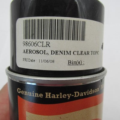 Harley Davidson Genuine NOS Touch Up Paint Denim Clear Top Coat Acryli
