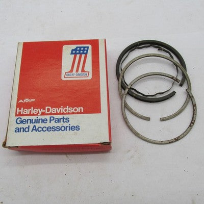 Harley Genuine NOS AMF 57-71 Ironhead Sportster +.010" Piston Ring Set