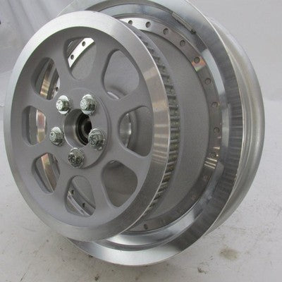 Harley OEM Fat Boy Rear Wheel Rim 16x3 3/4" Axle Pulley Brake Disc 410