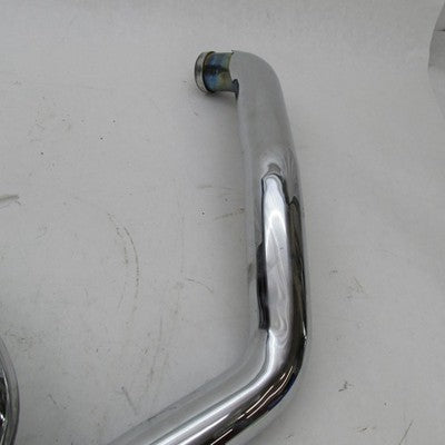 SuperTrapp 85-06 FLH FLT 2-Into-1 SuperMeg Exhaust Header Pipes Chrome