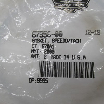 ONE (1 QTY) Harley-Davidson OEM Speedometer Tachometer Gasket 67356-00