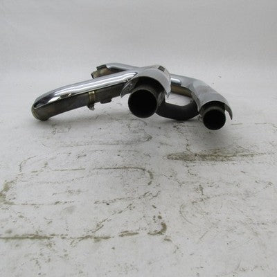 Harley OEM 18-Up M8 Fat Boy Breakout Exhaust Headers w/ Chrome Shields