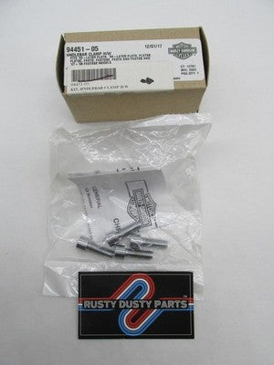 Harley Davidson Genuine NOS Handlebar Clamp Riser Hardware Kit 94451-0