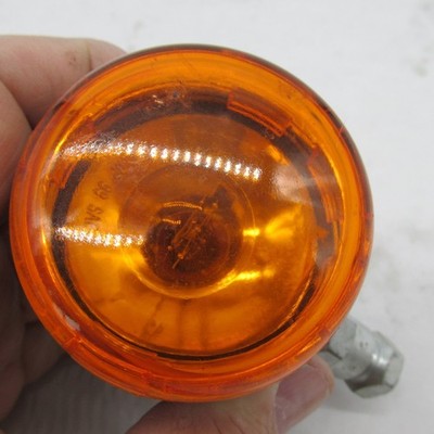 Pair of Harley Davidson OEM Chrome Amber Bullet Turn Signals 68972-00