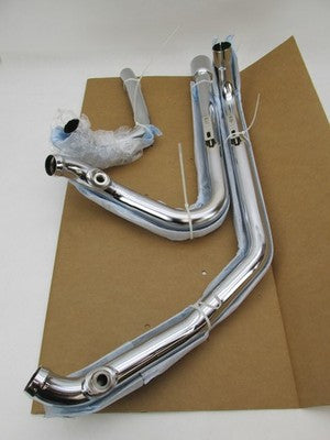 Vance Hines Dresser Duals NOS Harley NIB Chrome Header System 1802-038