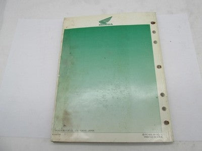 Honda Official Factory 1986-1990 CR250R Shop Service Manual Book