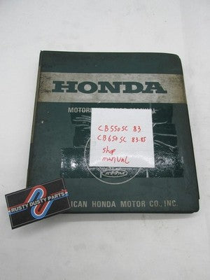 Honda Official Factory 1983-1985 CB550SC CB650SC Nighthawk Service Sho