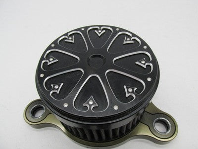 Harley-Davidson Spade Style Air Cleaner Filter Intake Assembly