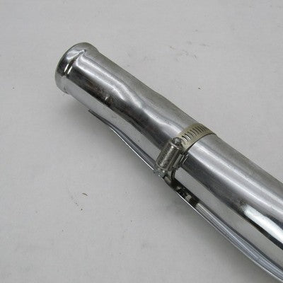Harley OEM Softail Rear Exhaust Head Pipe w/ Chrome Heat Shield 65603-