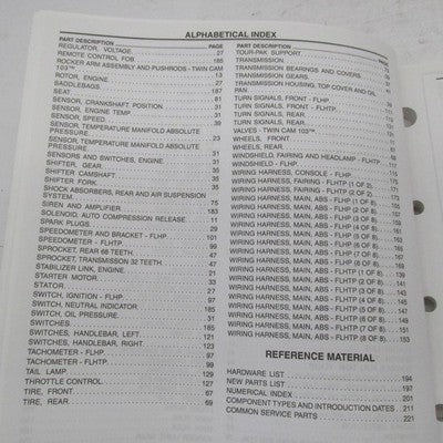 Harley-Davidson Official Factory 2016 Police Models Parts Catalog 9954
