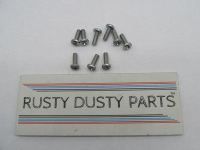 Lot of 9 Harley-Davidson Genuine NOS Chrome Panhead Screws 1374