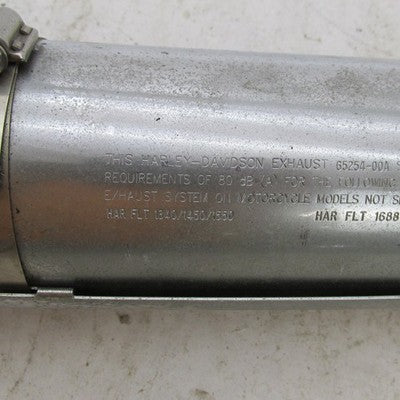 Harley Davidson OEM Chrome Right Side Slip Exhust Muffler Pipe Touring