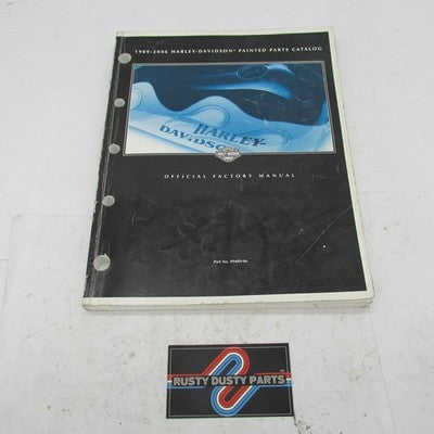 Harley Davidson OEM 1989-2006 Painted Parts Catalog Official Factory 9