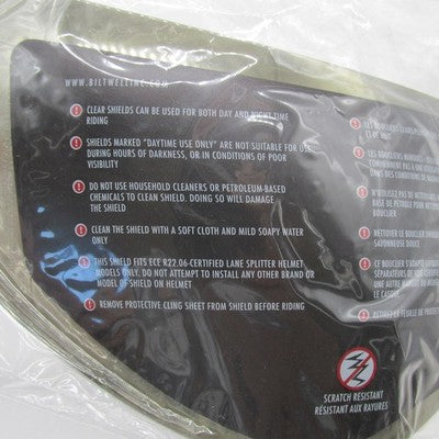 Biltwell NWT Lane Splitter Gen2 Face Shield, Gold Mirror 1112-222 | 01