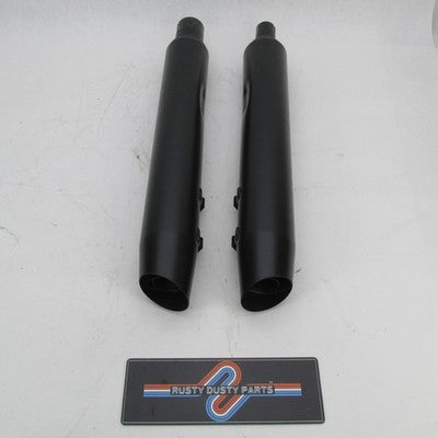 Harley Davidson OEM Stock 17-24 Touring Black Mufflers 64901314 649013