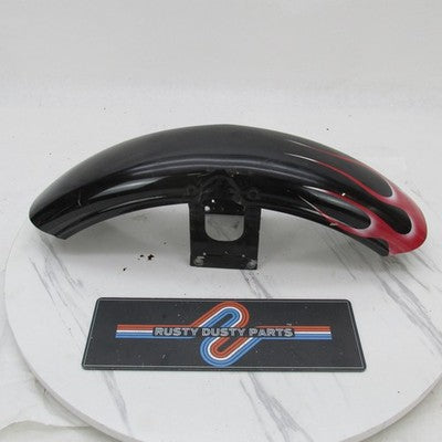 Harley-Davidson Genuine Black Flame Front Fender Ironhead Sportster 59