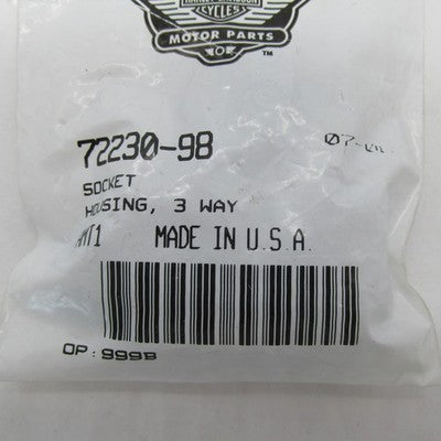 Lot of 3 Harley-Davidson OEM NOS MAP Sensor 3-Way Female Socket Housin