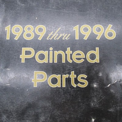 Harley Davidson Genuine 1989-1996 Painted Parts Catalog Factory Manual