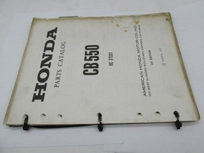 Honda Official Factory 1973 CB550 Parts Catalog Manual