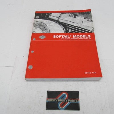 Harley Davidson Official Factory 2013 Softail Models Parts Catalog 994