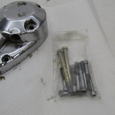 Harley OEM Ironhead Sportster Chrome Gearcase Cam Cover w/ Bolts 25202
