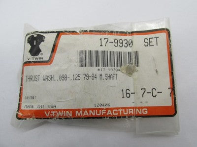 V-Twin NOS Harley Transmission Mainshaft Thrust Washer Set Right Side