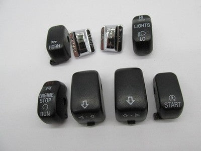 Mixed Lot of Harley Davidson Handlebar Switch Buttons and Hardware Scr