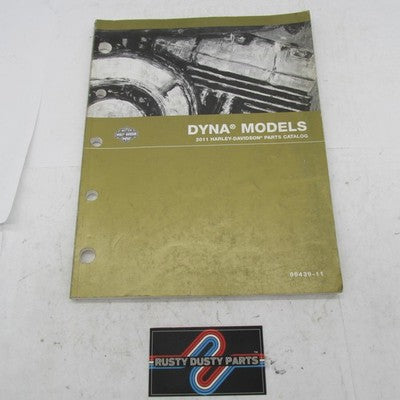 Harley-Davidson Official Factory 2011 Dyna Models Parts Catalog 99439-