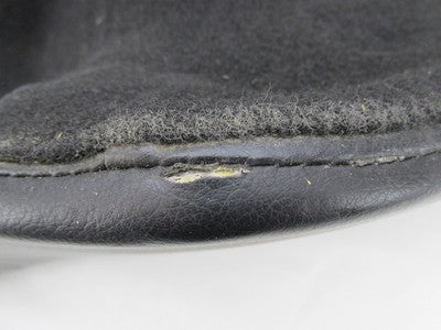 Harley-Davidson Dyna Custom Embroidered Skull Black Leather Seat