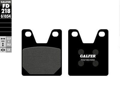 Galfer 1054 Carbon Semi-Metallic Brake Pads Rear FD218G1054