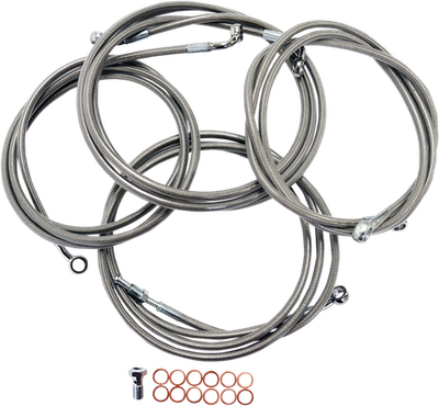 LA Choppers Handlebar Cable and Brake Line Kits LA-8052KT-16
