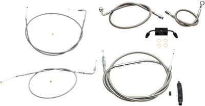 LA Choppers Standard Handlebar Cable/Brake Line Kit LA-8321KT-16