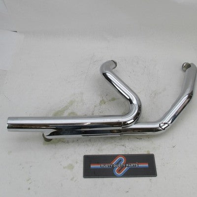 Harley OEM Stock 10-16 Touring Catalyst Exhaust Headers w/ Shields 668