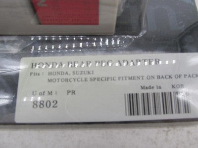 Kuryakyn Honda Suzuki Rear Foot Peg Adapters 8802