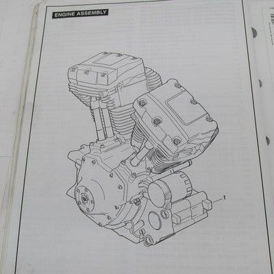 Harley Davidson Official Factory 2011 Softail Models Parts Catalog 994